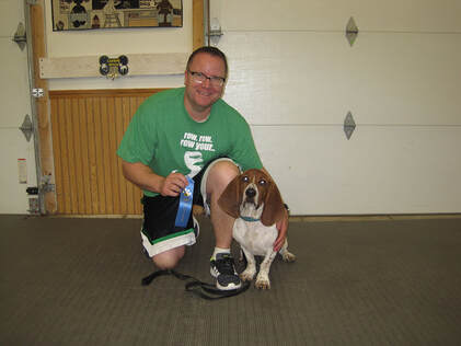 Eric Pierson co-owner and agility instructor at Go Over Rover Dog Training in West Bend